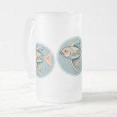 Zabaglionez Mattglas Bierglas (Vorderseite Links)