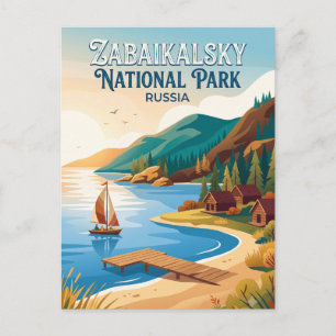 Zabaikalski Nationalpark Russland Postkarte