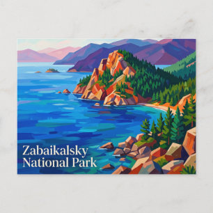 Zabaikalsky-Nationalpark Russland Postkarte
