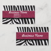 Zabra Visitenkarte (Vorne/Hinten)