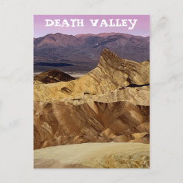 Zabriskie Point Death Valley National Park Postkarte