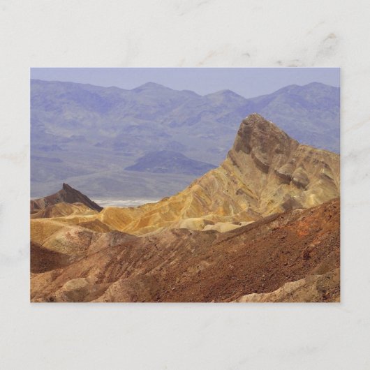 Zabriskie Point Death Valley Wüsten Postkarte (Vorderseite)
