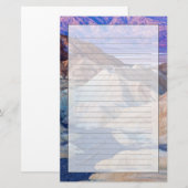 Zabriskie Point vor Morgengrauen Briefpapier (Vorne/Hinten)