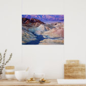 Zabriskie Point vor Morgengrauen Poster (Küche)