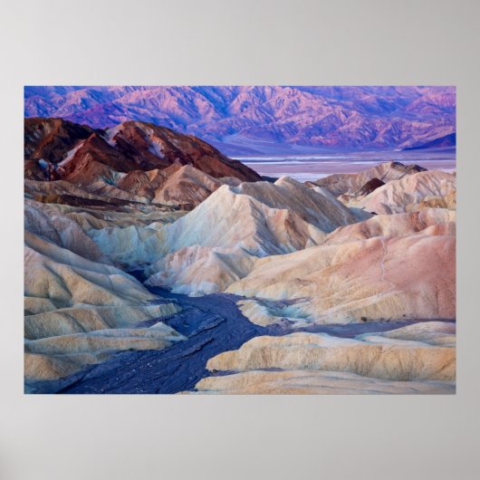 Zabriskie Point vor Morgengrauen Poster (Vorne)