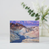 Zabriskie Point vor Morgengrauen Postkarte (Stehend Vorderseite)