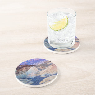 Zabriskie Punkt vor Dämmerung Getränkeuntersetzer