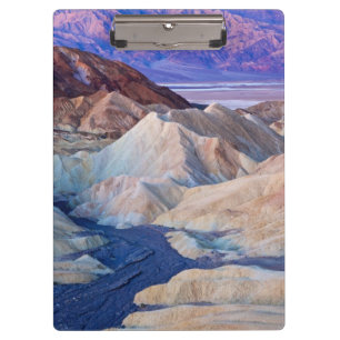 Zabriskie Punkt vor Dämmerung Klemmbrett