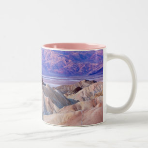 Zabriskie Punkt vor Dämmerung Zweifarbige Tasse