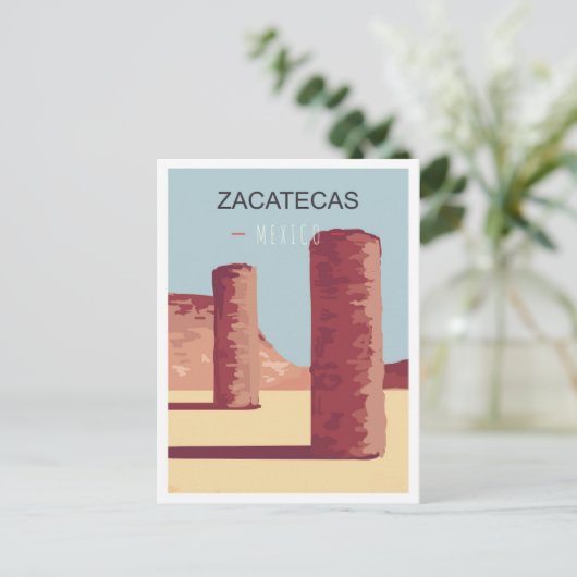 Zacatecas Mexiko Kunst, Dichtung und Musik Postkarte (Stehend Vorderseite)