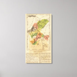 Zacatecas, Mexiko Leinwanddruck