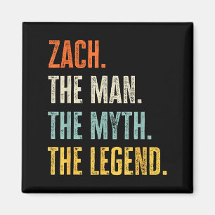 Zach der Mann Mythos Legende, Lustiger Name Zach Magnet