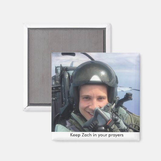 Zach-Gebetsmagnet Magnet (Vorderseite/Rückseite)