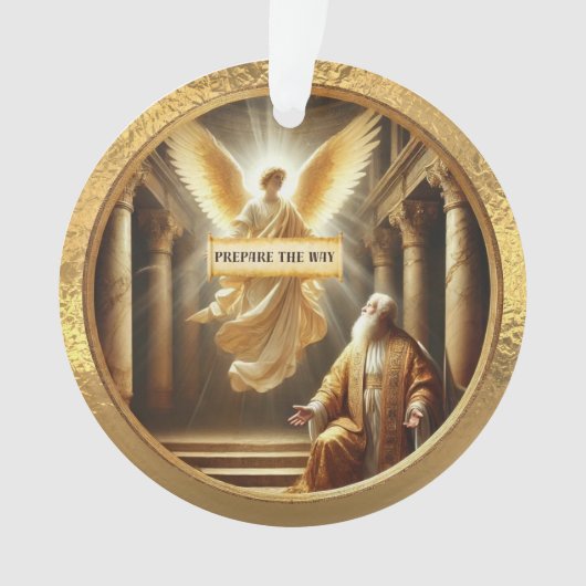 Zacharias Vision-Akrylorschmuck Ornament (Vorderseite)