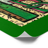 Zachary Bear® Tribut an Irland Poster (Ecke)