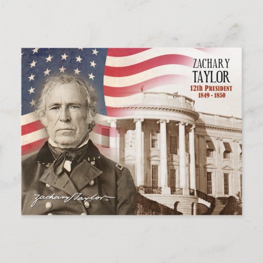 Zachary Taylor - 12. Präsident der USA Postkarte (Vorderseite)
