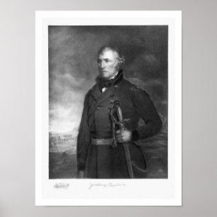 Zachary Taylor, 12. Präsident des vereinigten Poster