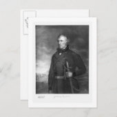Zachary Taylor, 12. Präsident des Vereinigten Staa Postkarte (Vorne/Hinten)