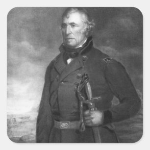 Zachary Taylor, 12. Präsident des Vereinigten Staa Quadratischer Aufkleber