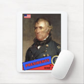 Zachary Taylor Baseball Card Mousepad (Mit Mouse)