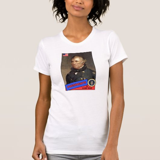 Zachary Taylor Baseball Card T-Shirt (Vorderseite)