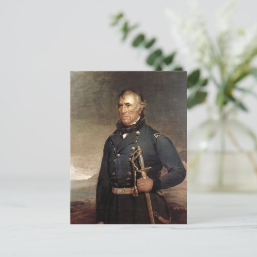 Zachary Taylor Postkarte (Stehend Vorderseite)
