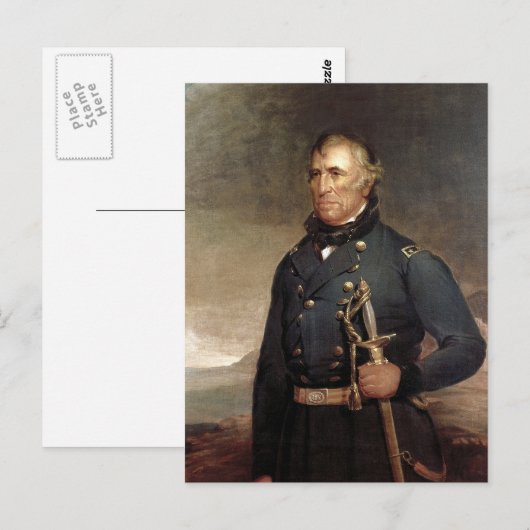 Zachary Taylor Postkarte (Vorne/Hinten)