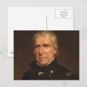 Zachary Taylor Postkarte (Vorne/Hinten)