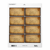 Zachée-Etikett für benutzerdefinierte Rett (Vorne)