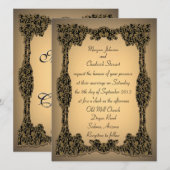 Zachée Formal Wedding Invitation 5,5" x 7,5" Einladung (Vorne/Hinten)