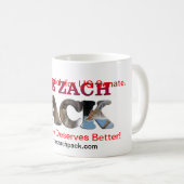 ZachPack 11 Unze-Kaffee-Tasse Kaffeetasse (VorderseiteRechts)