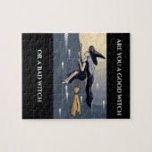 Zack auf ein Besen-Rätsel. Puzzle (Horizontal)