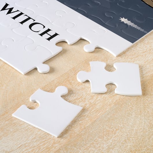 Zack auf ein Besen-Rätsel. Puzzle (Seite)