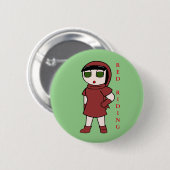 Zack Dragonblade - Red Riding Button (Vorne & Hinten)