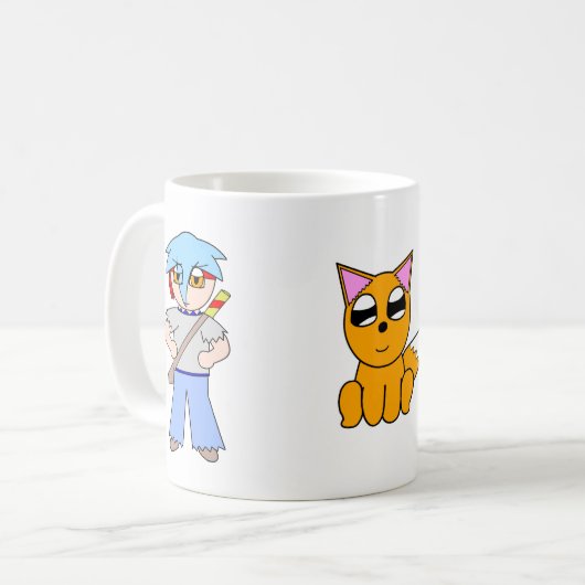 Zack Dragonblade Tasse (Vorderseite Links)