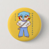 Zack Dragonblade - Zack Dragonblade Button (Vorderseite)