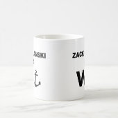 Zack Polanski Anchor Design Tasse Lustig Minimalis (Mittel)