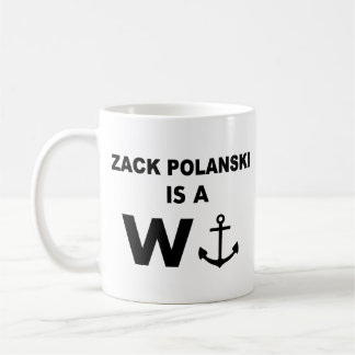 Zack Polanski Anchor Design Tasse Lustig Minimalis