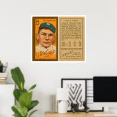 Zack Wheat Brooklyn Superbas Baseball 1911 Poster (Heimbüro)