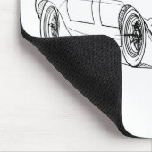 Zacke Eagle E-artiges Speedster 2011 Mousepad (Ecke)
