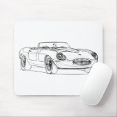 Zacke Eagle E-artiges Speedster 2011 Mousepad (Mit Mouse)