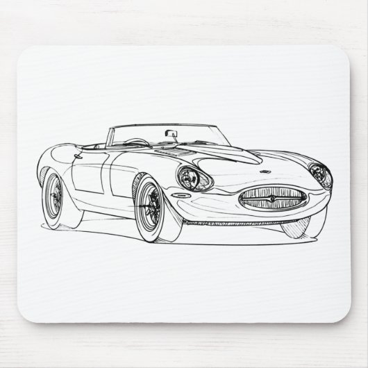 Zacke Eagle E-artiges Speedster 2011 Mousepad (Vorne)