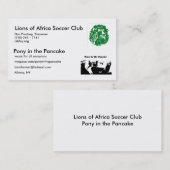 ZACKEN, Löwen von Afrika Visitenkarte (Vorne/Hinten)