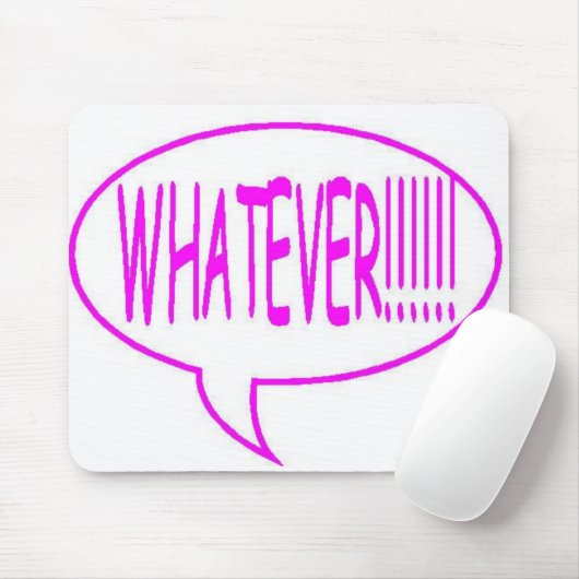 Zacken Sie aus, was Sprache-Blase Mousepad (Mit Mouse)