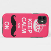 Zacken Sie behalten ruhig und weitermachen Case-Mate iPhone Hülle (Rückseite (Horizontal))