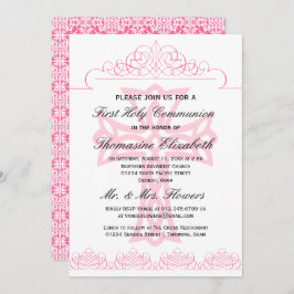 Zacken Sie erste heilige Einladung