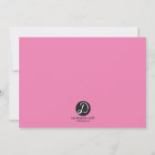 Zacken Sie ersten Geburtstag, Streifen, der Bogen Einladung (Rückseite)