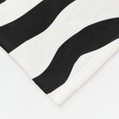 Zacken Sie Ihre Namenszebra-Druck Cheerleader/Pom Fleecedecke (Ecke)