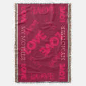 Zacken Sie meine Mutter-Wurfs-Decke aus Decke (Vorderseite Vertikal)