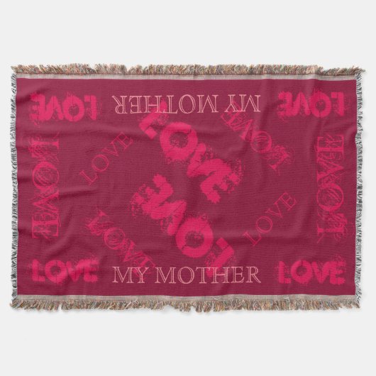 Zacken Sie meine Mutter-Wurfs-Decke aus Decke (Vorderseite)
